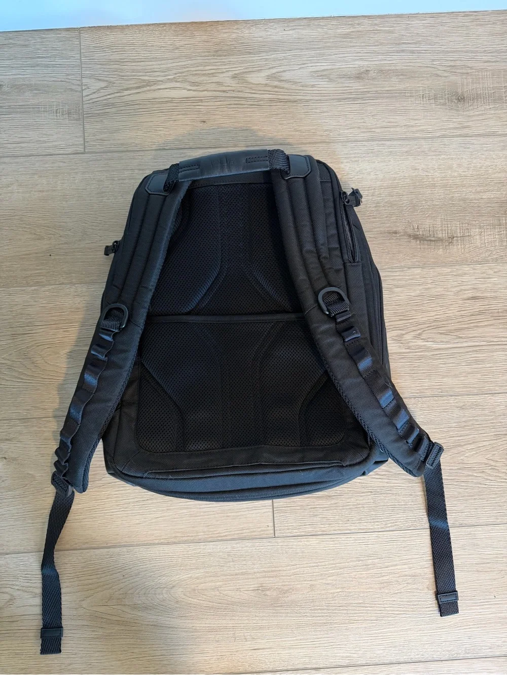 This black TUMI Alpha Bravo Navigation Backpack
